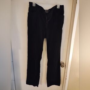 Women's Black Velvet Pants